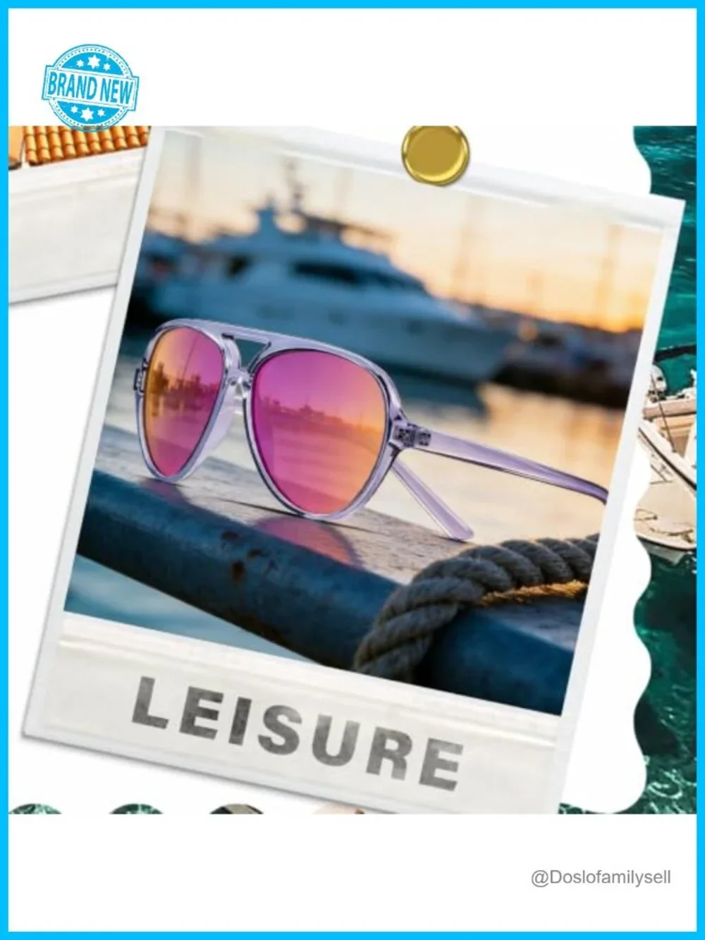 Polarized Aviator Sunglasses Women Sporty Running Sun Glasses